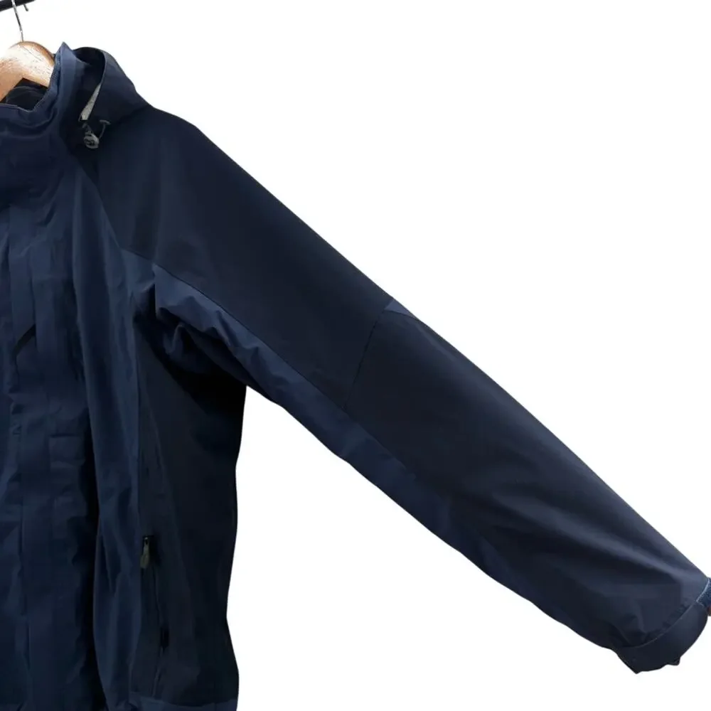 L. L. Bean Men’s 3-in-1 Windbloc Polartec Outdoor Hiking Jacket Blue Size Large